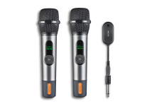 NGS Microfones Wireless NGS Singer Star Duo Preto NGS Microfones Wireless NGS Singer Star Duo Preto